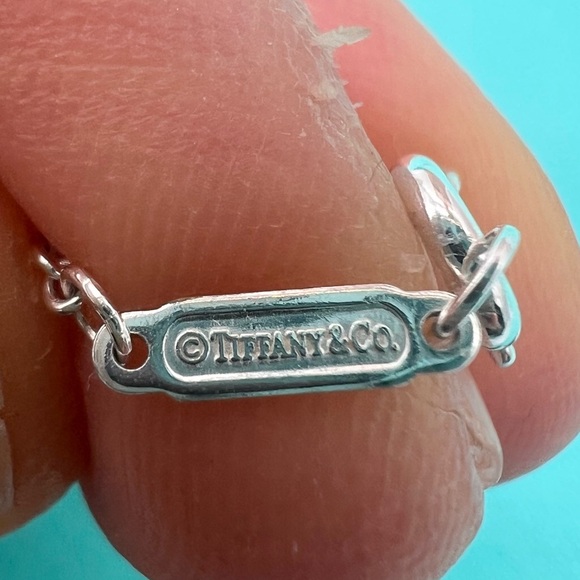 🔴Authentic TIFFANY & CO Disney Cruise Line Double Hearts Pendents Necklace🔴 - Picture 8 of 11